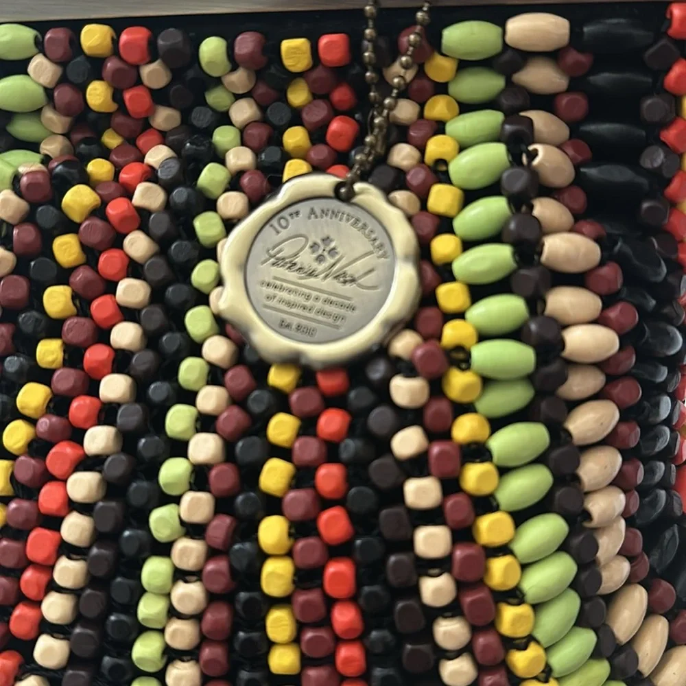 Patricia Nash Tropical Dreams beaded bag - Picture 2 of 6